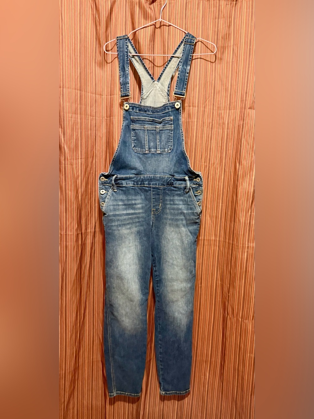 Torrid Blue Denim Overalls, Size 12